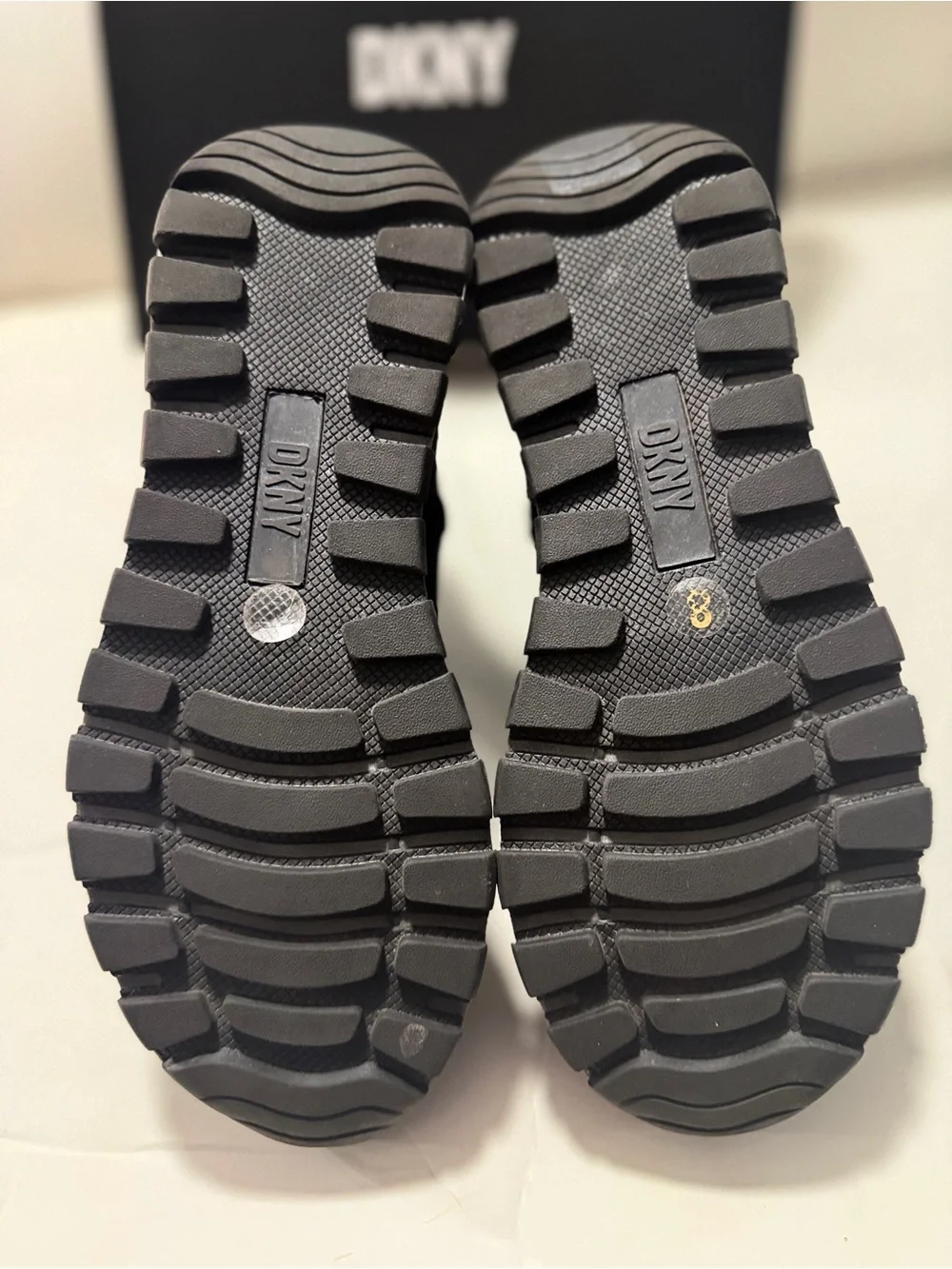 NIB, DKNY Miley Lightweight Black Slip-On Sock Sneakers